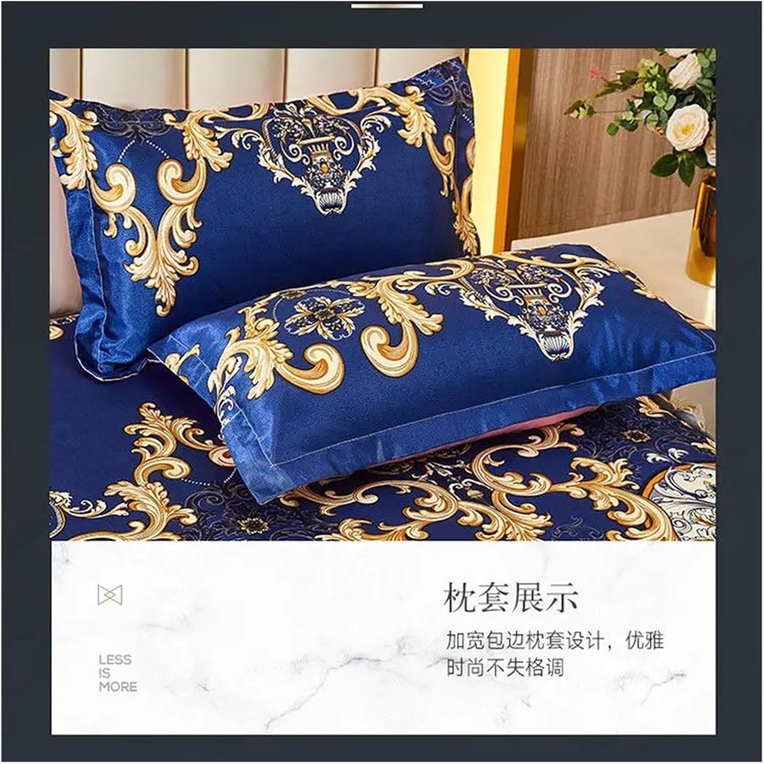 Bed Skirt 3Pcs Double Bed Sheet Set Classic Lace Bed Sheet Bed Skirt, Machine Washable Wedding Bedspread Mattress Cover Bedskirt(Color-A,200X220CM)