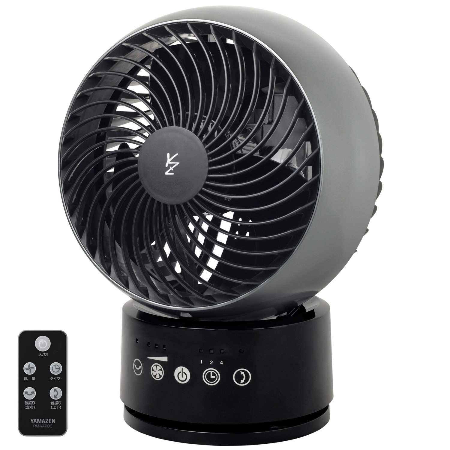 Amazon | 山善 18cm立体首振りサーキュレーター (静音モード搭載