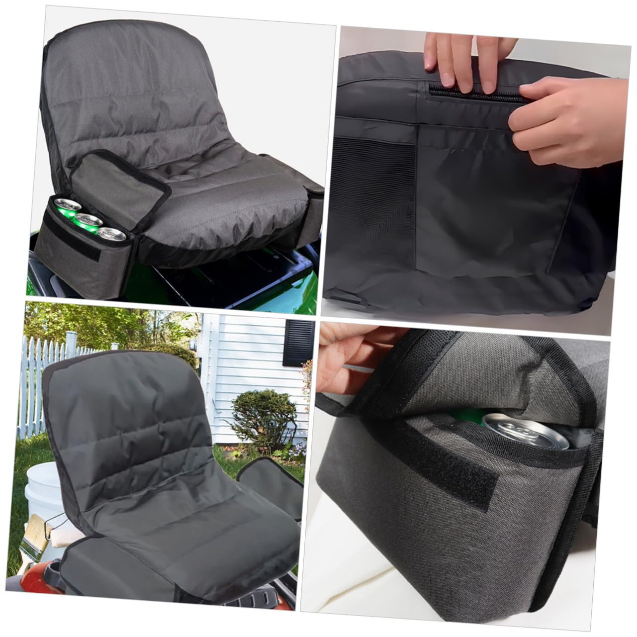 UKCOCO Protector del Asiento de Cortacésped para Tractor de Jardín Funda de Cubierta de Lluvia Accesorios para Cortacésped