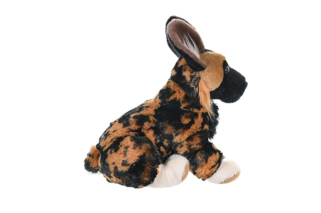 Foto 6 de 6 de Wild Republic Cuddlekins Mini Perro Salvaje Africano, Animales de Peluche, 20 cm, Regalo Recién Nacido