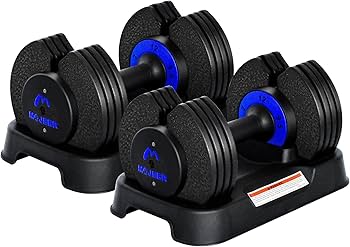 MOJEER ダンベル 可変式 11kg アジャスタブルダンベル 2個セット