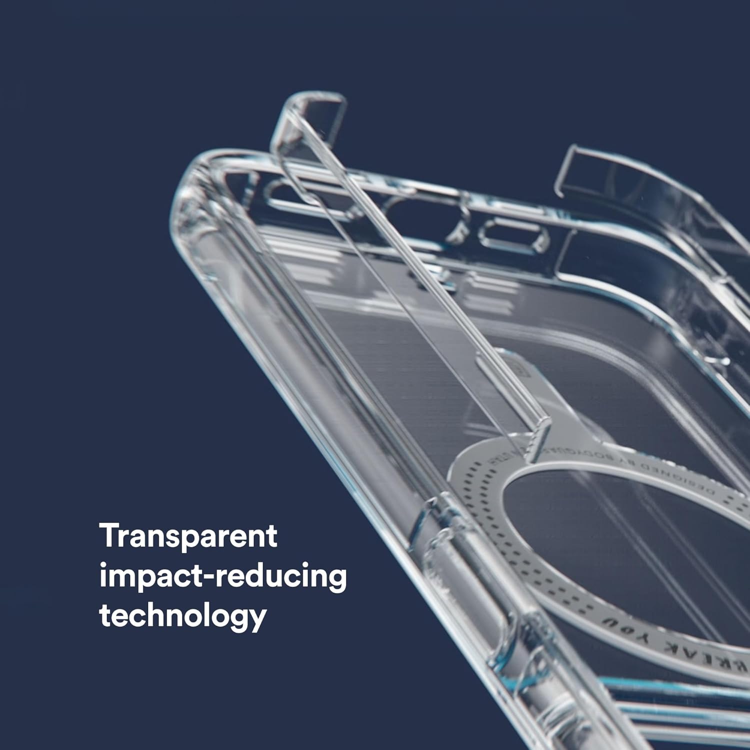 BodyGuardz Accent Compatible with iPhone 16 Pro Max Case - Crystal Clear Shockproof Cover with 18FT Drop Tested - Compatible with MagSafe - Wireless Charging - Raised Bezels- Clear - Image 5