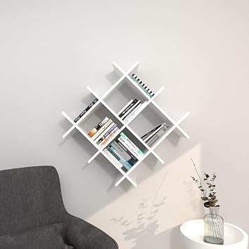 Homemania Home Factory Shelf, Farley Shelf, White