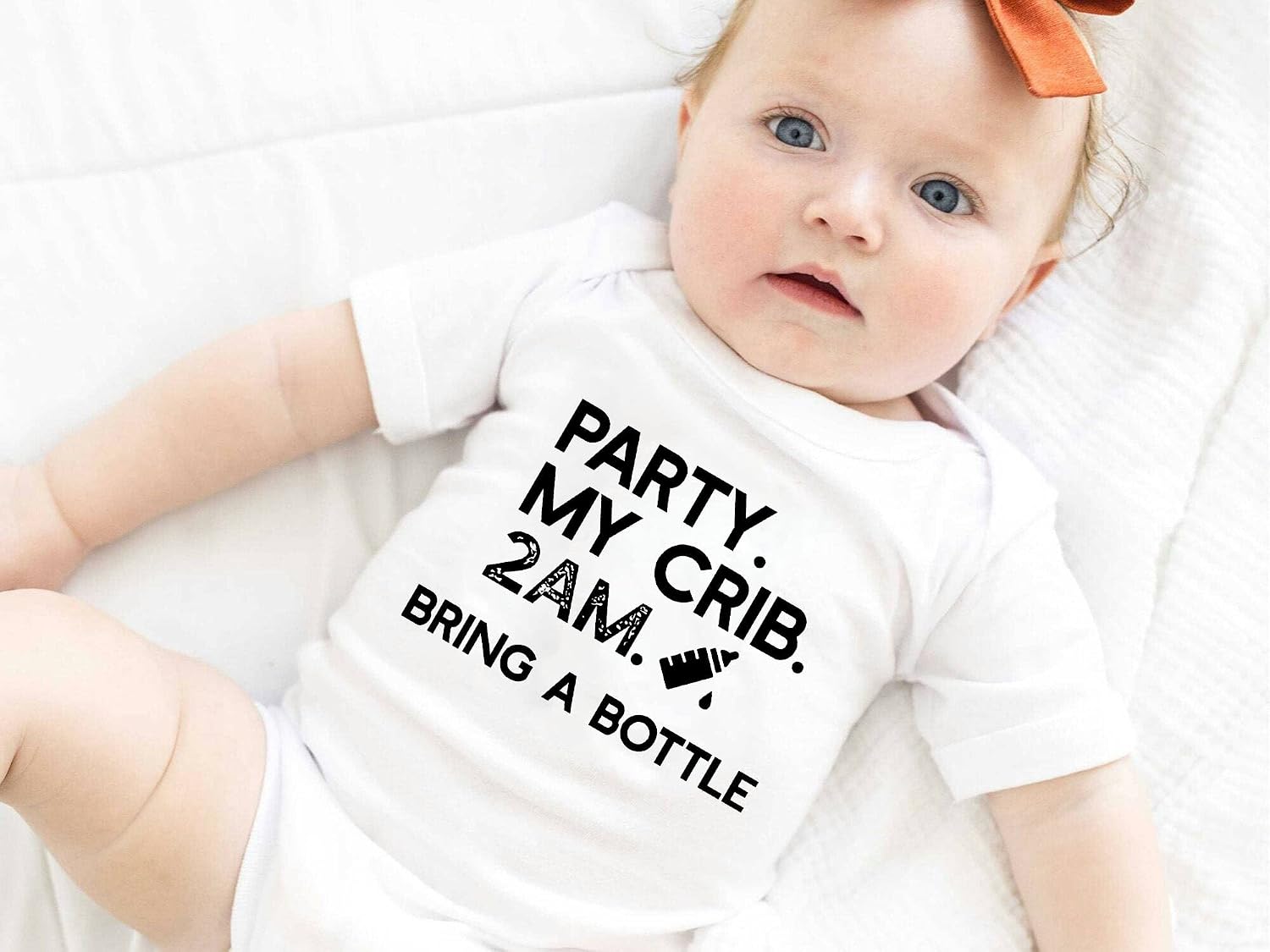 listery Party My Crib Bodysuit Funny Bodysuit Baby Sayings Baby Boy Clothes Party At My Crib 2 Am Bodysuits Baby Girl Clothes