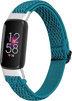 Fit for Fitbit Luxe/Luxe SE Bands Women Men, Breathable Elastic Nylon Bracelet Stretch Straps Replacement Watch Band Wristbands for Fitbit Luxe Special Edition Fitness Tracker