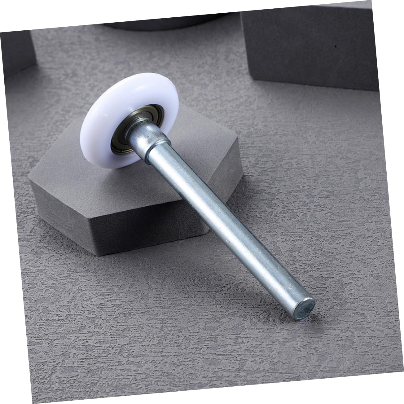 Mikikit 4pcs Quiet Nylon Garage Door Rollers Stem for Rollers for Easy Replacement and Installation