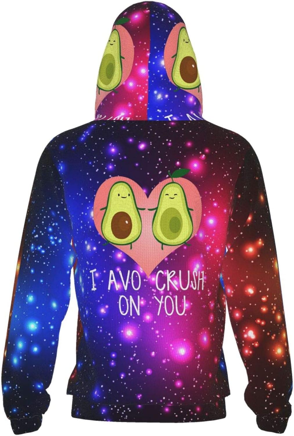 Bennett I AVO Crush On You - Felpa con cappuccio, colore: Nero stellato  Nero S : Amazon.it