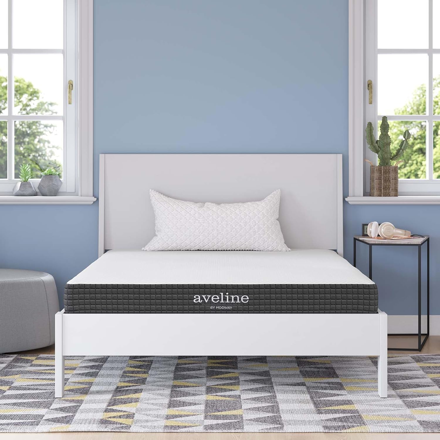Modway Aveline 6” Gel Infused Memory Mattress with CertiPUR-US Certified Foam Full Mattress