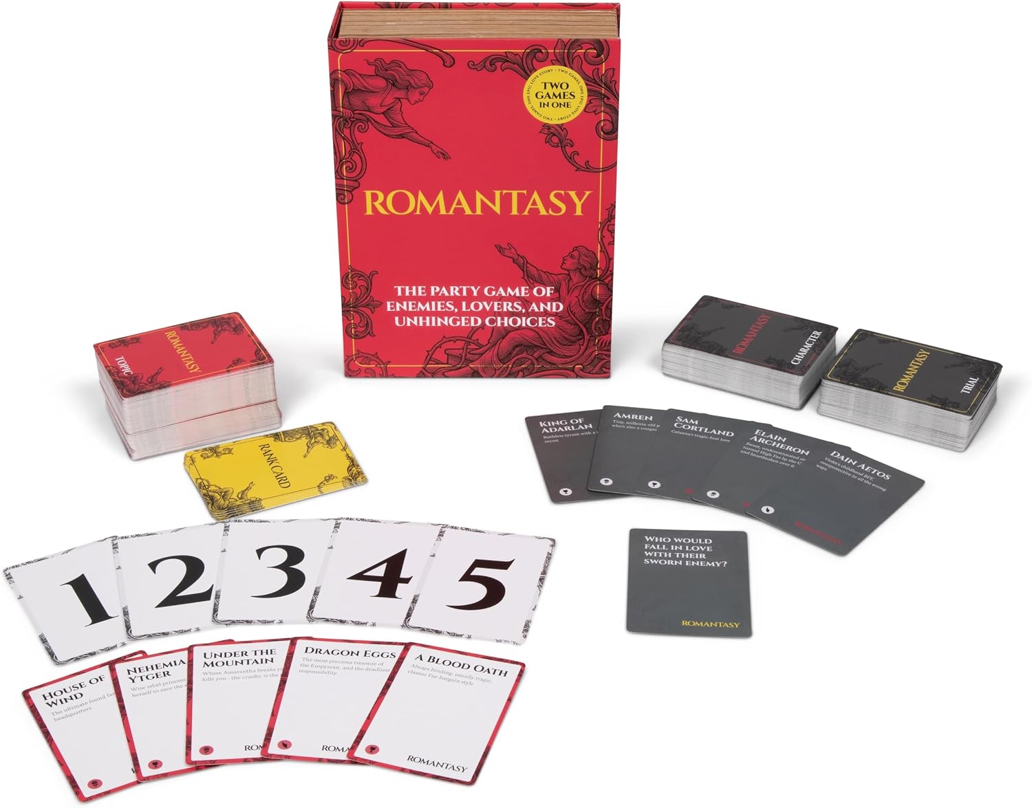 Adult Party Game of Unhinged Choices for Book Lovers & Friends