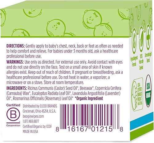 Miniatura 2 de Boogie Rubor para el pecho, frote para el pecho del bebé, derivado de forma natural, 1.5 onzas