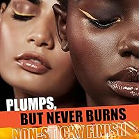 Vista 6 de Duck Lip Plumper Glow - Aceite hidratante para labios con grasa y brillo para labios que hacen que los labios sean más llenos (01)