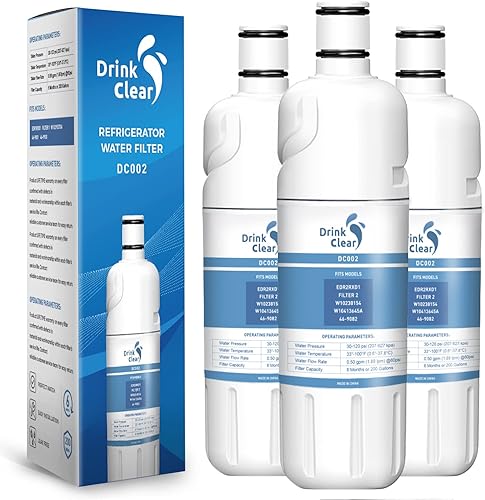 Repuesto para agua de refrigerador EDR2RXD1, W10413645A, compatible con Kenmore 9082, 46-9082, 46-9903, P6RFWB2, paquete de 3