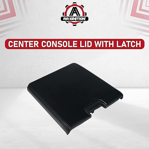 Miniatura 6 de Kit de repuesto de tapa de consola central con pestillo, compatible con Chevy, GMC, Cadillac - 2007-2013 - Silverado 1500, Avalanche, Tahoe,