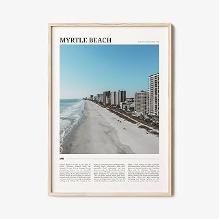 Myrtle Beach Travel Poster, Myrtle Beach Wall Art, Poster Print Photo Decor South Carolina Usa Wall Print Art,71