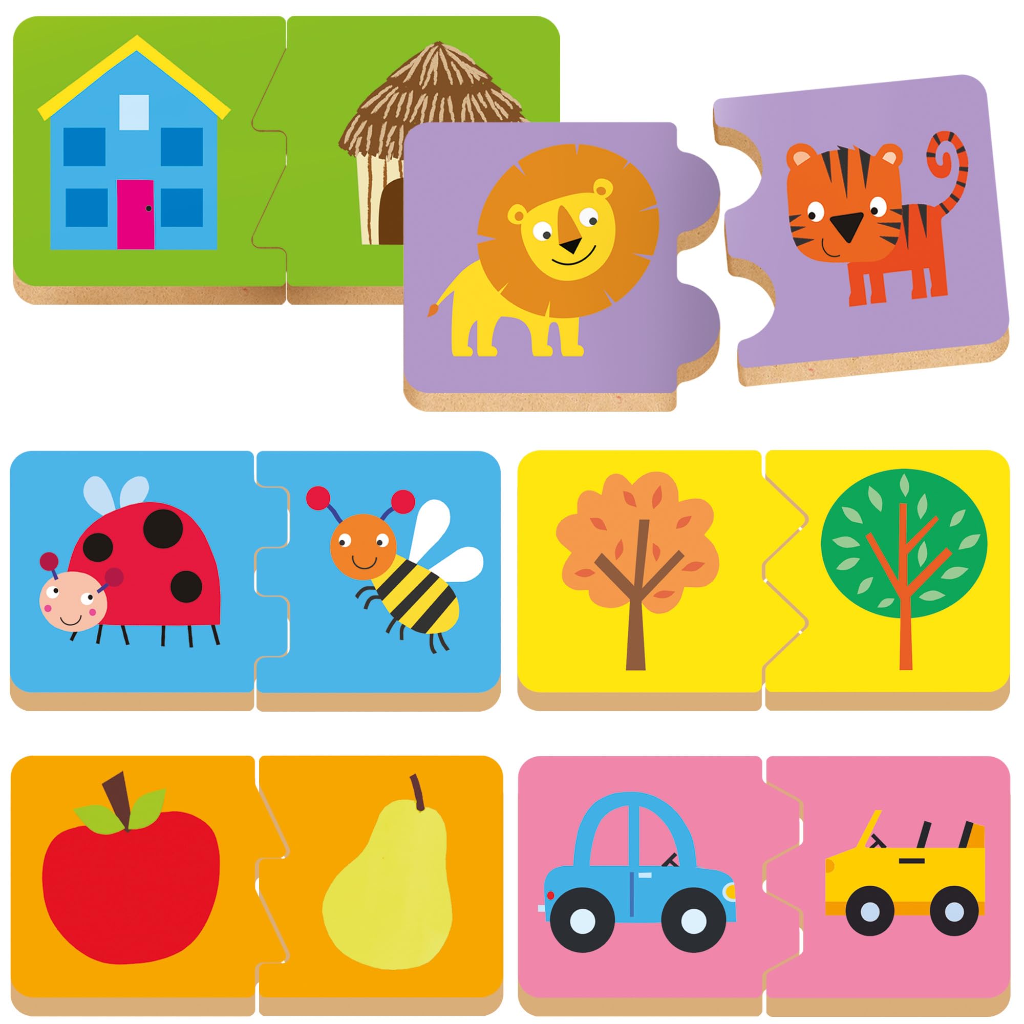 HEADU - Bricomonstres - Enfile, Colle, Découpe Et Décore | Jeu Educatif 4 5 6 7 8 Ans, Kit Créatif pour Enfants, Cadeau Enfants, Cadeau Fille, Cadeau Garçon, Made in Italy