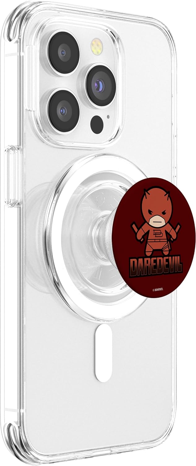 Marvel Daredevil All Red Cute Kawaii Stance PopSockets MagSafe PopGrip for iPhone