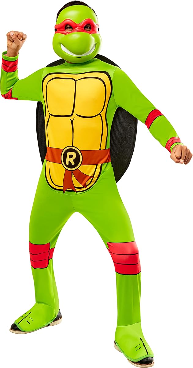 Rubies at Party City Tortugas Ninja Adolescentes Mutantes: Disfraz de Rafael para niño, disfraz para niño