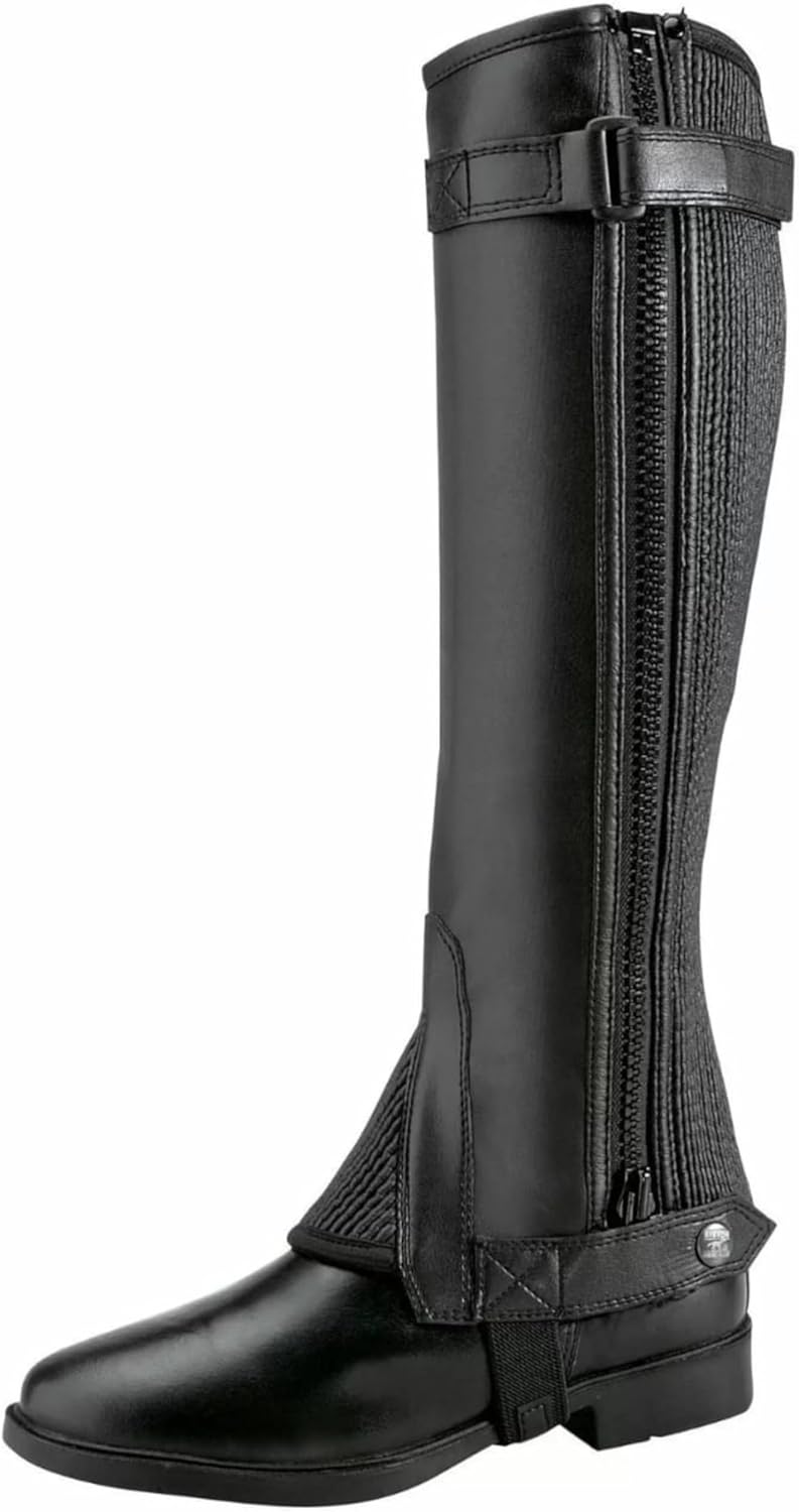Equestrian Half Chaps synthatic learher.