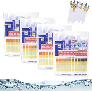 400 Bandelette Piscine Papier Tournesol Bandelette PH Pour Salive Urine Expériences Scientifiques Et Aquariums PH 0-14