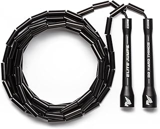 Elite Jumps - Do Hard Things 1” Beaded Jump Ropes | Crossover Jump Rope for Your Exercise Equipment | Segmented Jump Rope