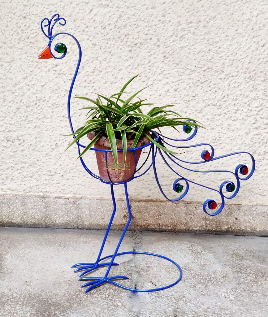 Wonderland Metal Peacock Planter (Hand Crafted and Handmade) (B08NDHV9XW) Amazon Price History, Amazon Price Tracker