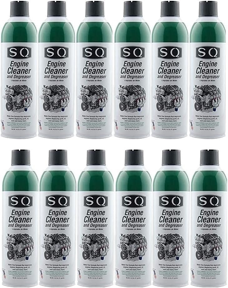 SQ Engine Cleaner and Degreaser, 12 Pack, 14.5 Oz per can