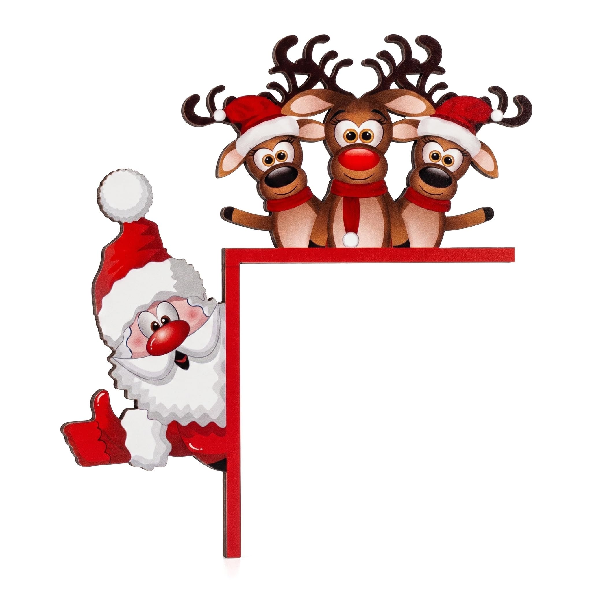 Wooden Christmas Door Decorations, Merry Christmas Wall Decorations