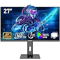 Gawfolk Schermo PC IPS da 27 pollici, Monitor Gaming 4K 160Hz
