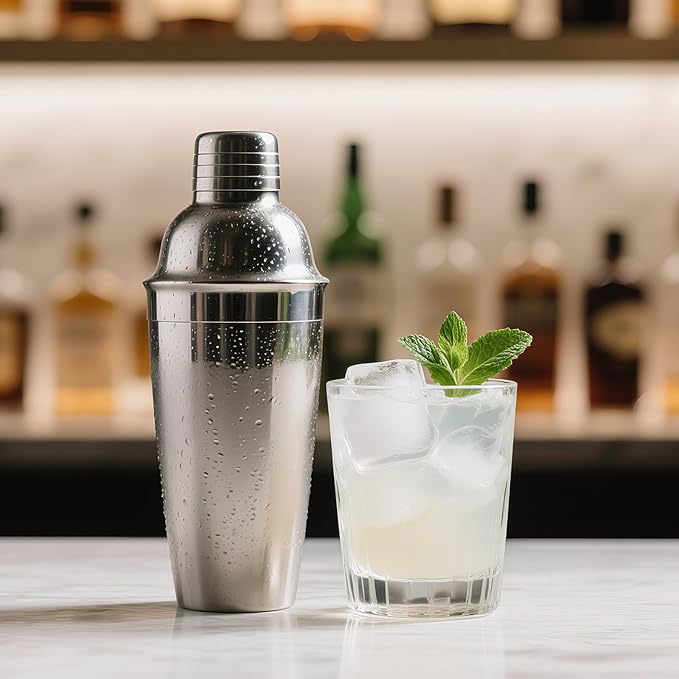 Kit de Bartender de Viaje Etens con Coctelera Cobbler miniatura 7