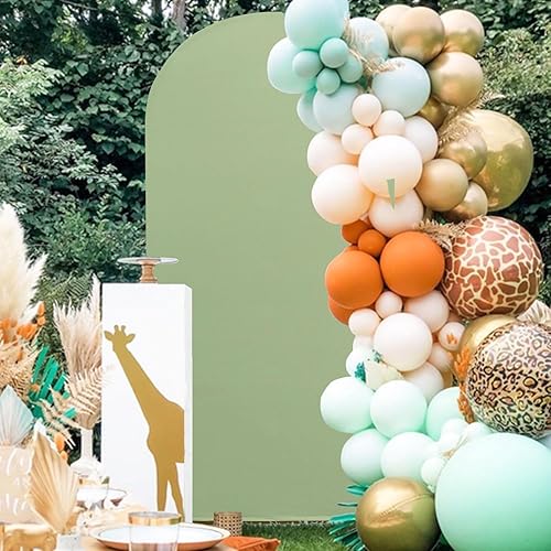 Miniatura 10 de Cubierta de arco de boda lavanda de 2.1 x 5 pies, cubiertas de arco de elastano, cubierta de arco redondo Chiara para paneles de arco elásticos de 2