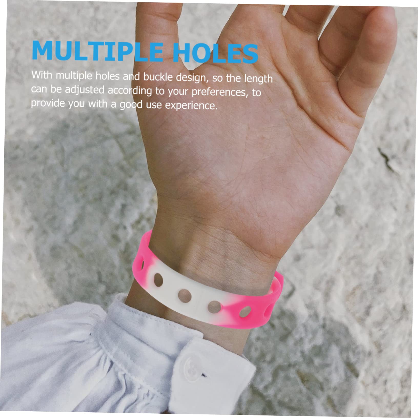 Toyvian 30 Pz Braccialetto Braccialetti Sportivi Unisex Bracciale Regolabile Braccialetti Di Gomma Personalizzati Cinturini Da Polso Accessori Per Scarpe Uomo Elasticità Gel Di Silice