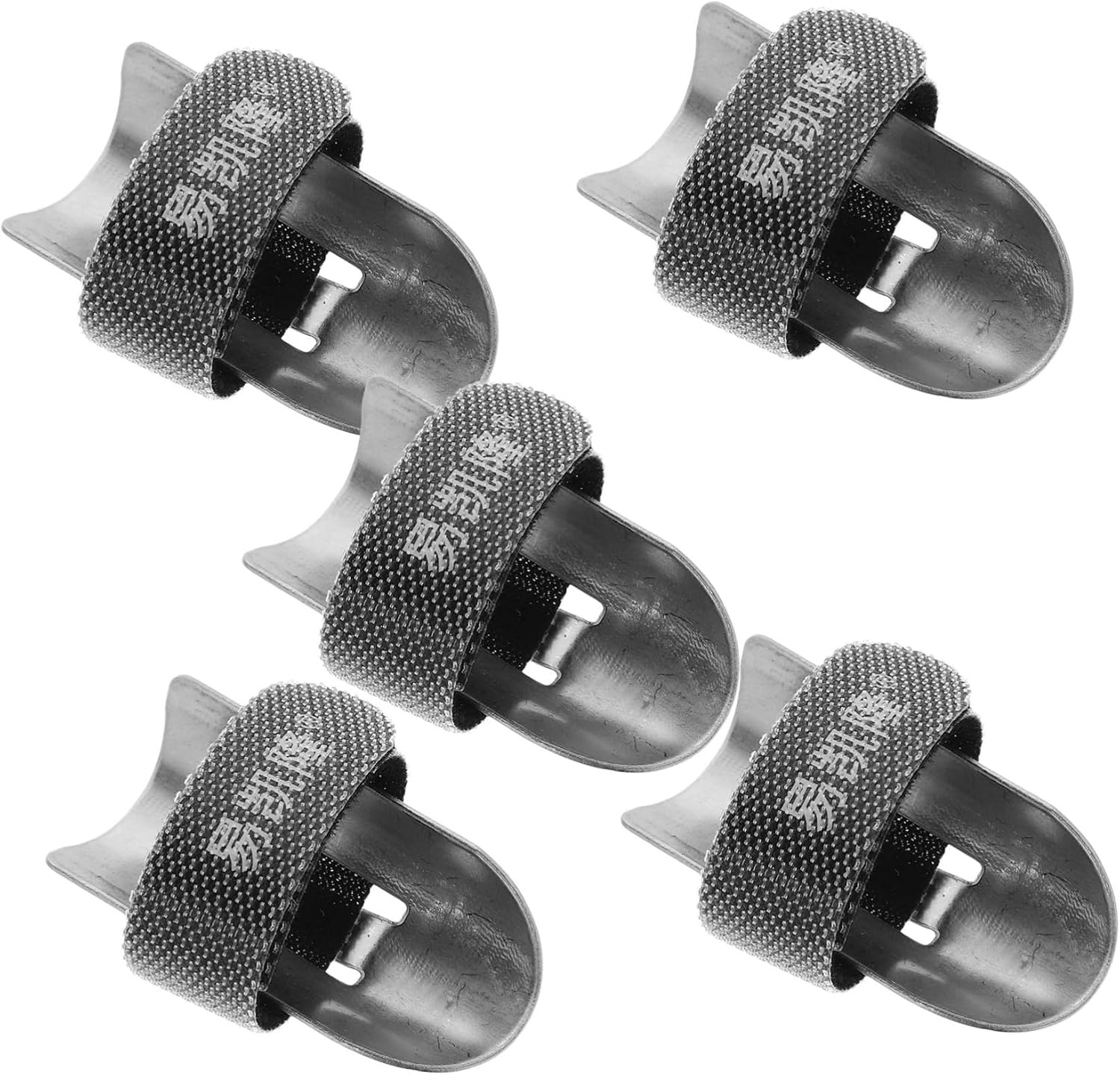 ULTECHNOVO 20pcs Stainless Steel Finger Protectors for Kitchen Cutting Food Guard Chopping Dicing