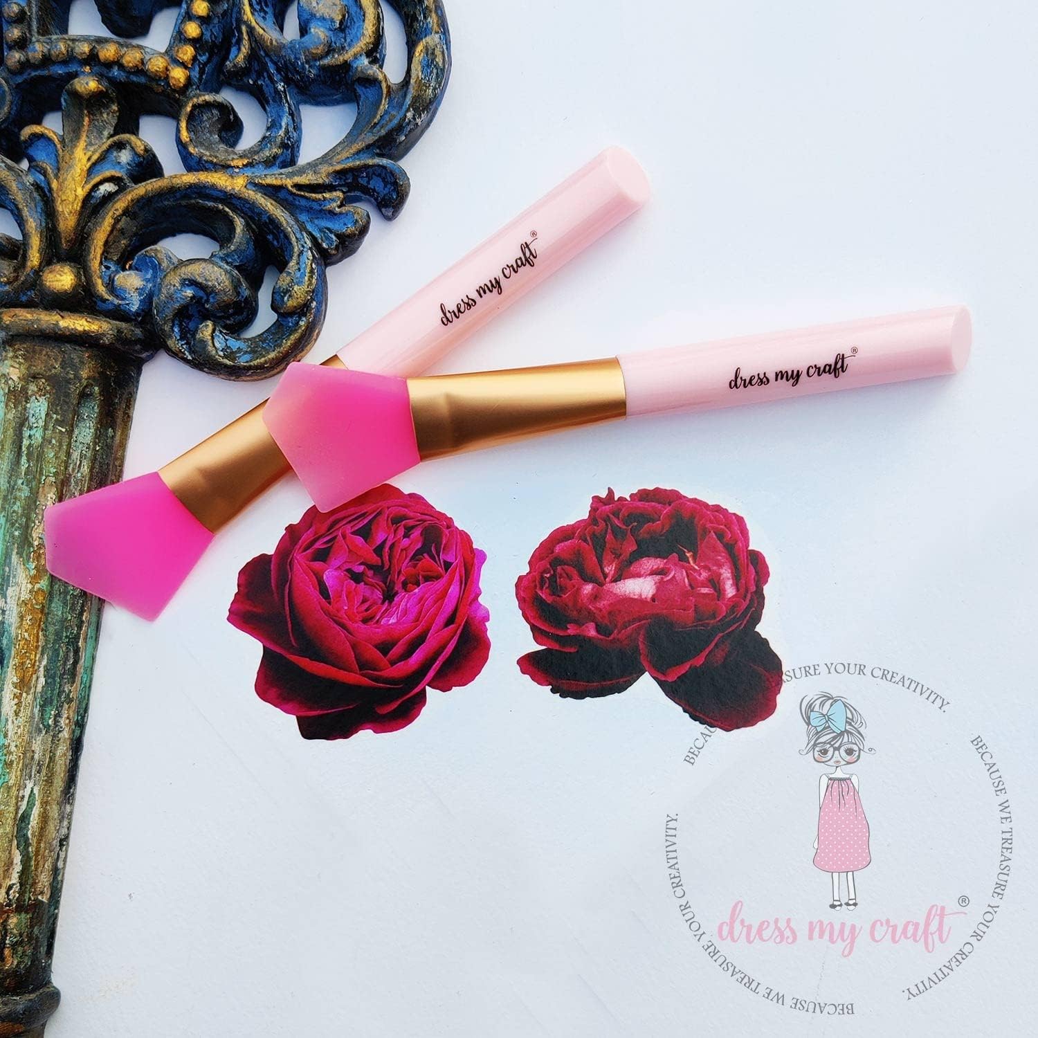 Dress My Craft Silicone Spatula Brush-