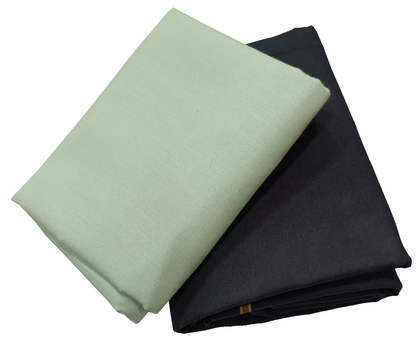 Men's Poly Cotton Print Shirt and Trouser Unstitched Fabric Set - Gift Pack (Multicolour_Free Size) 016