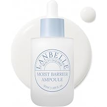 LANBELLE Moist Barrier Ampoule, Soy Biome Hydrating Serum, 1.69 fl oz