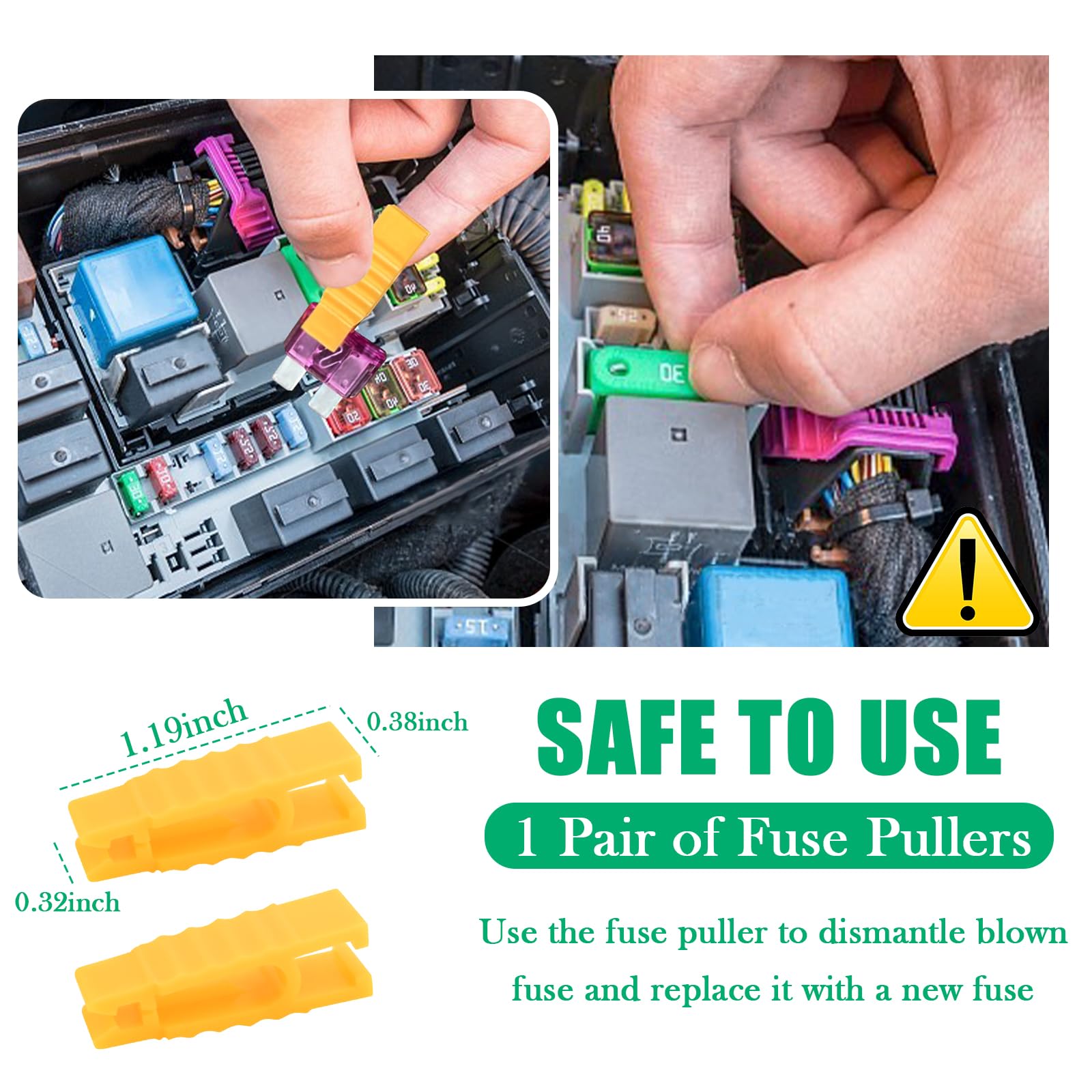 Kit assortito di fusibili per auto, 306 pezzi, kit di fusibili mini e standard a basso profilo per auto (35A, 30A, 25A, 20A, 15A, 10A, 7,5A, 5A, 2A), fusibili per Carro con tester per circuiti