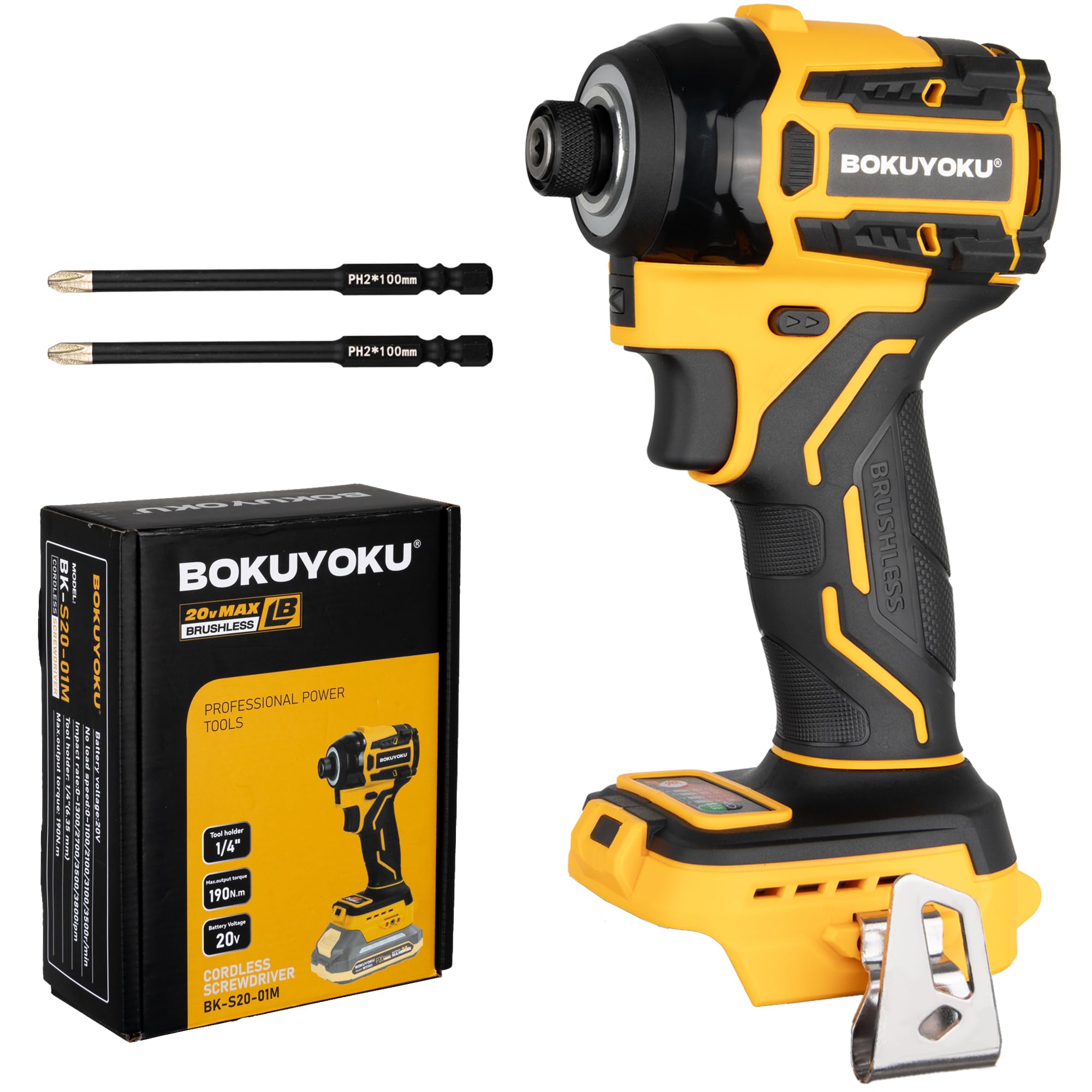 Amazon | Bokuyoku インパクトドライバー 充電式 全周リング型無