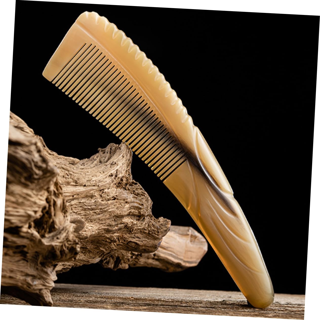 Beavorty Lot De 3 Peignes De Massage À Lhuile Pour Le Cuir Chevelu En Corne Naturelle Démêlant Pour Hommes Et Femmes Beauté À Domicile