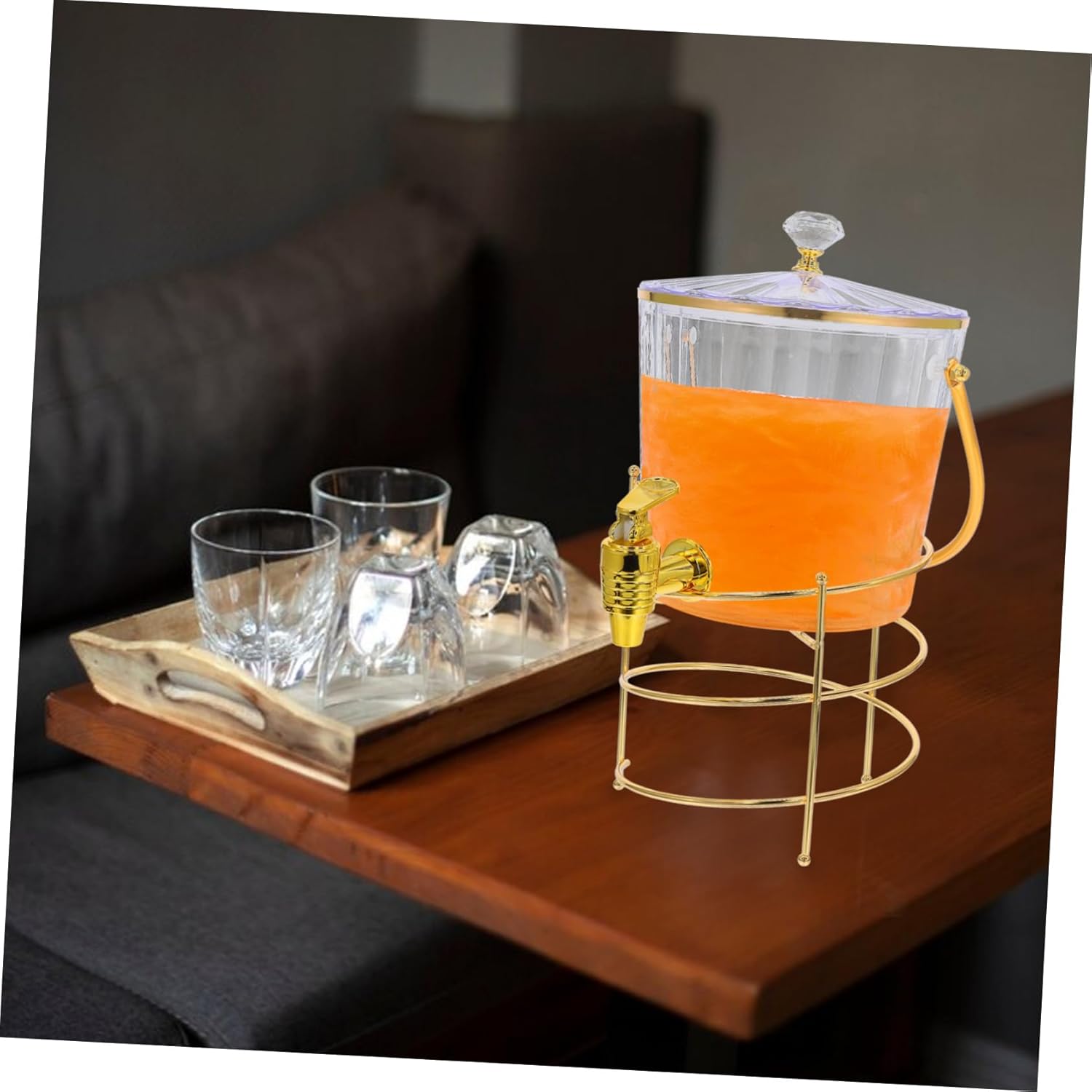 1set Ice Bucket Faucet Beverage Dispenser for Fridge for Parties Camping Outdoor Stable Modern Design