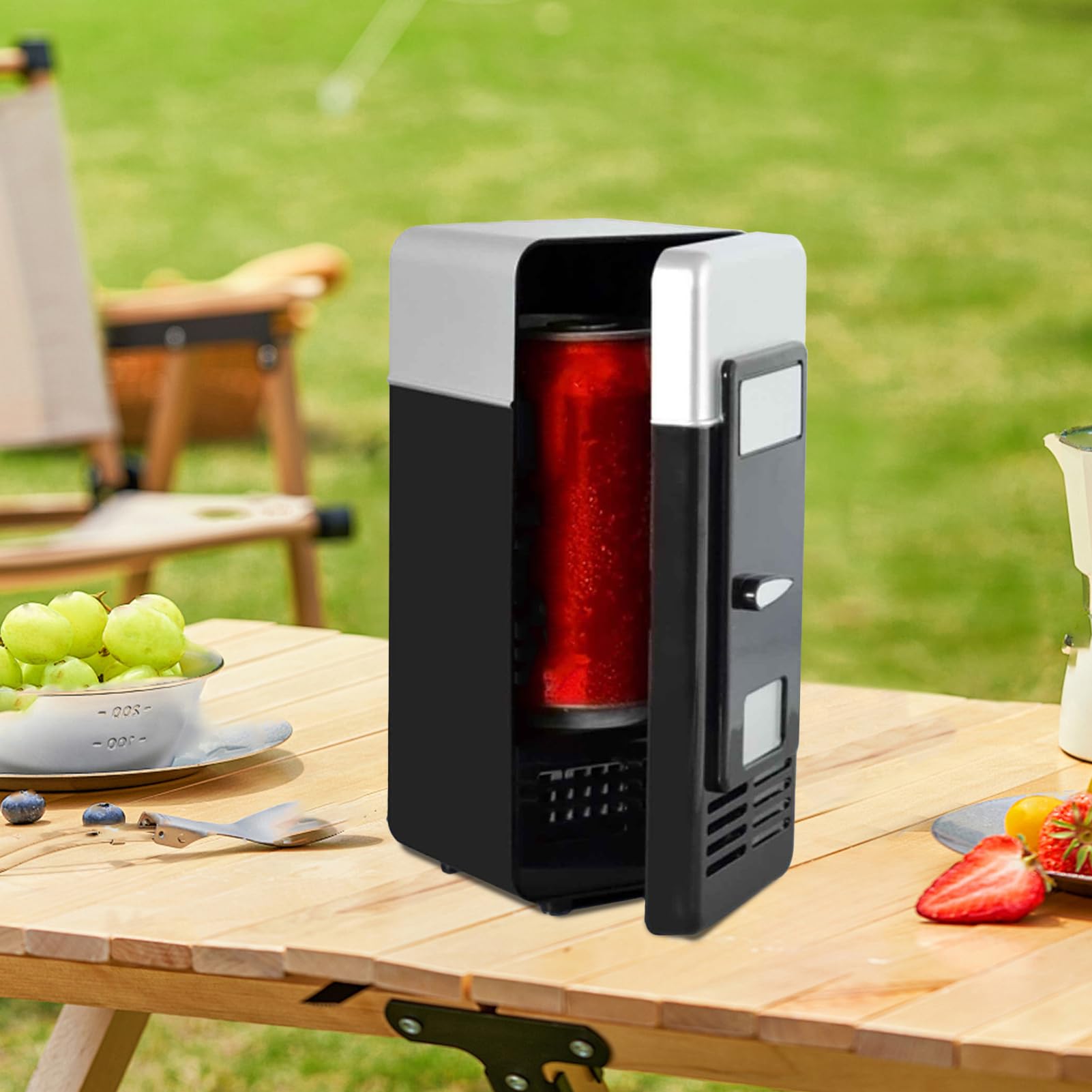 Enfriador de bebidas enchufable – Pequeño refrigerador USB, dispositivo enfriador personal compacto, mini dispositivo calentador de enfriamiento portátil para adolescentes, estudiantes, niñas, familia — view 5