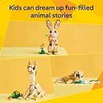 LEGO Creator 3 en 1 Jouet Mignon Lapin - Jouet de Construction pour Filles et Garçons, Âges 8+ - Cadeau pour Anniversaires - Avec 3 Options de Construction, Lapin, Phoque ou Lama - 31162
