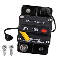 Vista 44 de E69 Interruptor de circuito de 10 A T3 con restablecimiento manual Mini de montaje en superficie IP66 Interruptor conmutable de 10 A