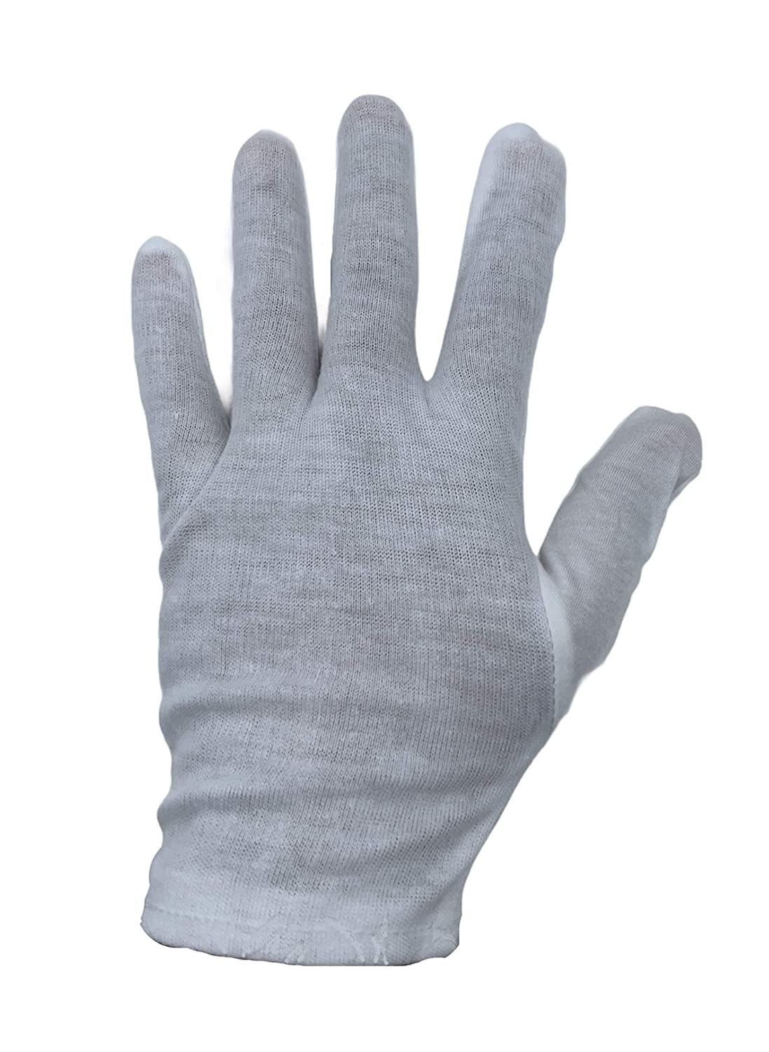 Ceznek Cotton Premium Gloves 12 Pairs Anti-Smear & Anti-Fingerprint for Quality Check & Scratch-free Handling for Jewellery Showroom, Watch Boutique, Diamond/Gemstone/Crystal Processing (Large, 12) (B09Z8B21VJ) Amazon Price History, Amazon Price Tracker