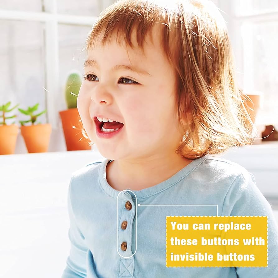 40 Paia Bottoni Automatici Trasparenti - 7mm, Invisibili Da Cucire, Per Abbigliamento E DIY - Foto 6