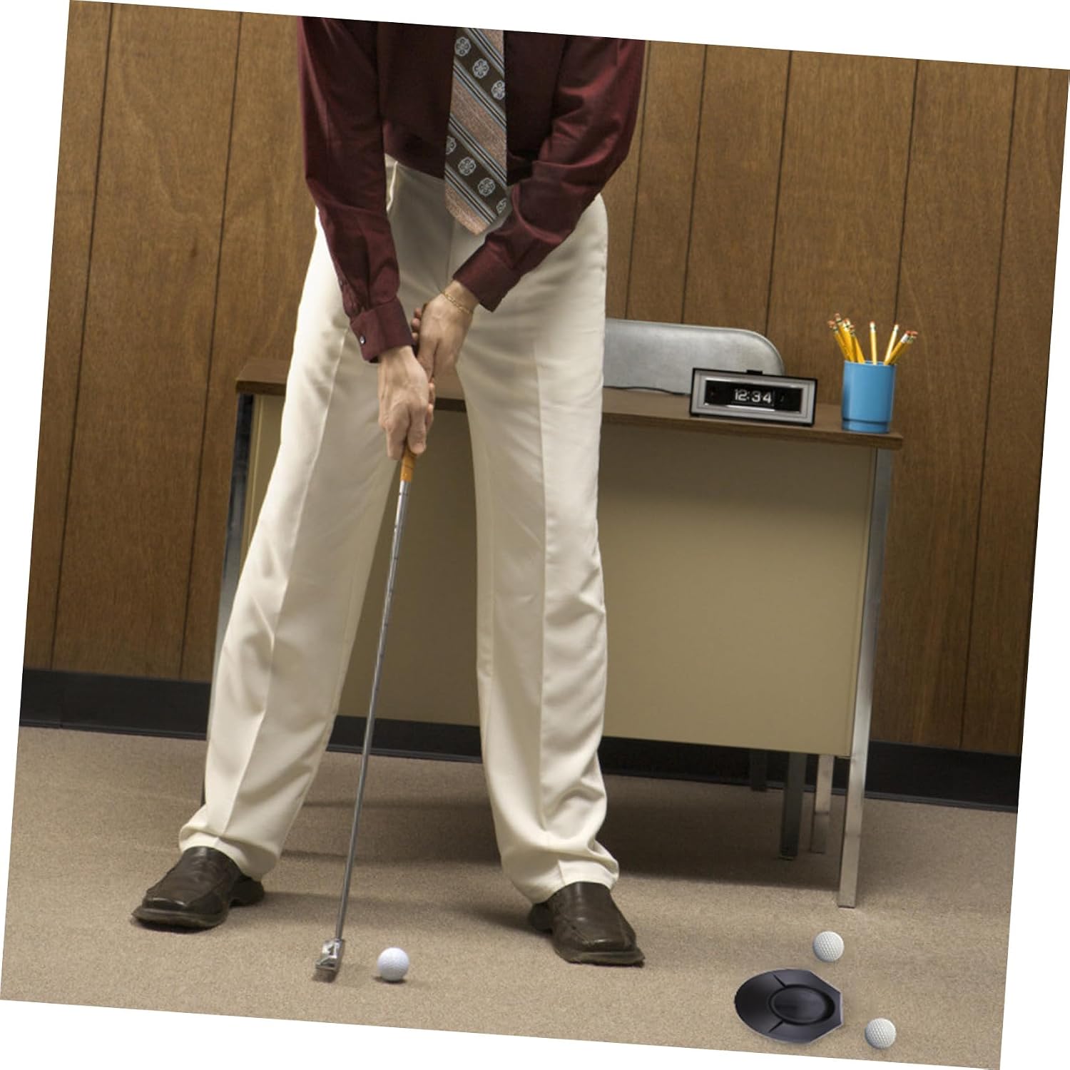 3pcs Golfs Putter Cups Indoor Golf Practice Plate for Men Training Aid