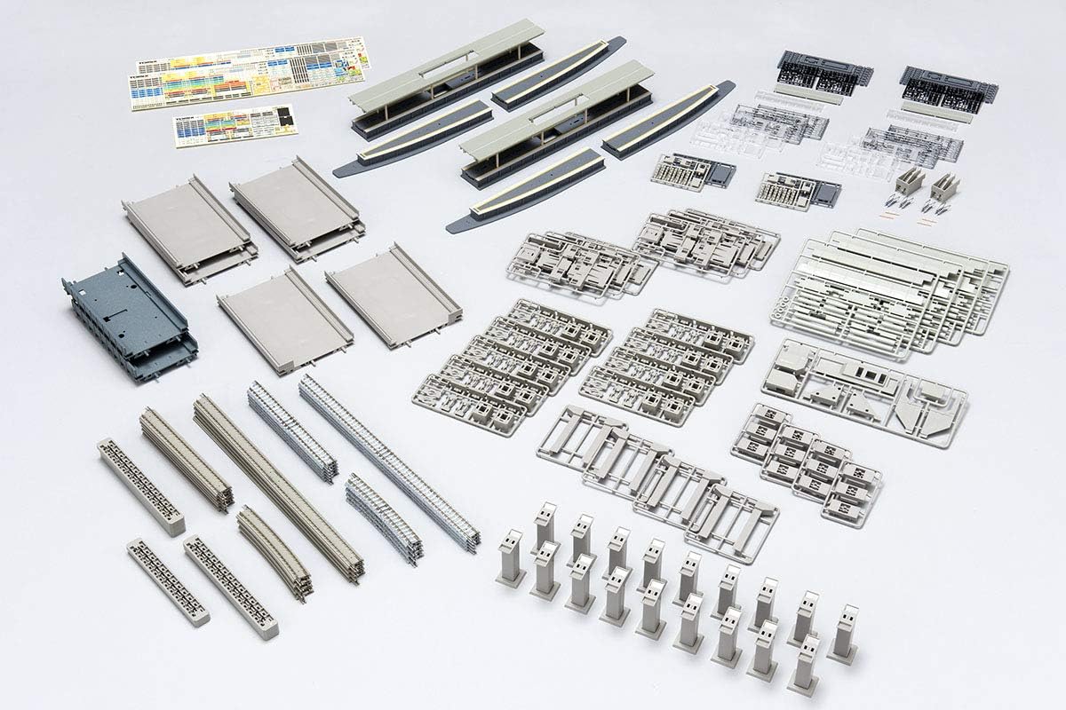 91043 Overhead Double Track Layered Structure Station (Track Pattern HB-B)