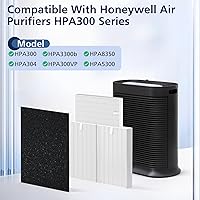 Vista 7 de Filtro HEPA HPA300 de repuesto para purificadores de aire Honeywell serie HPA300, HPA300VP, HPA304, HPA3300, HPA5300, HPA8350, reemplazo HRF-R3