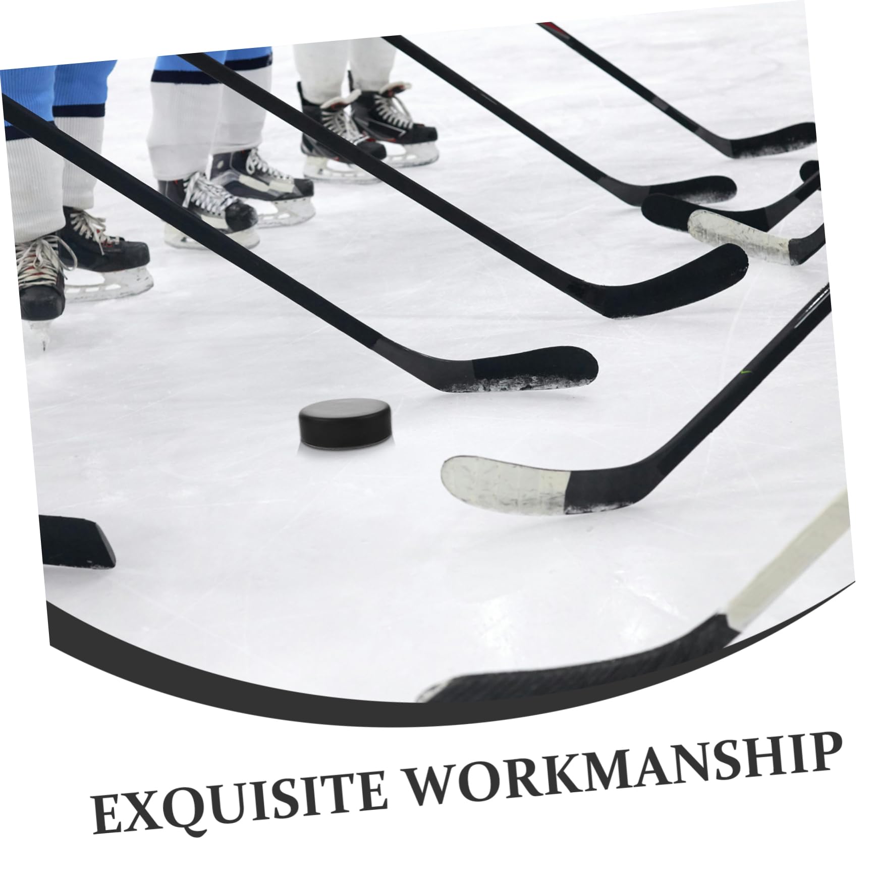 6pièces Rondelles De Hockey pour Entraînement Palets De Hockey De Pratique Équipement pour Débutants