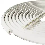V-Shaped Thin Weather Stripping Door Seal, 19.7FT Small Draft Stopper for Doors, Foam Door Gap Filler, Insulation Winter, Soundproof,Noise-Reducing, Light-Blocking, Weatherproof Tape for Doors