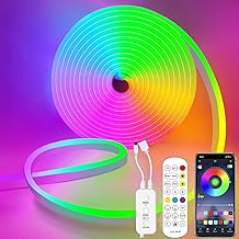 RGB Neon LED Bluetooth -5M RGB LED Music Sync Changeable Lights App Controlled for Bedroom Party Kitchen Decoration